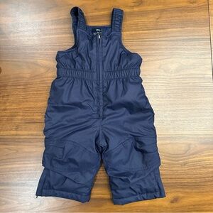 L.L. Bean Kids Dark Blue Snow Bibs
